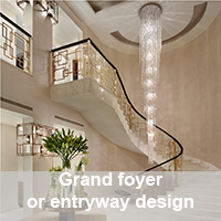 Grand foyer or entryway design
