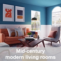 Mid-century-modern-living-rooms