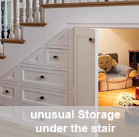 unusual Storage under stair
