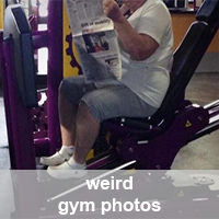 weird gym photos