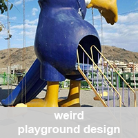 weird playground design