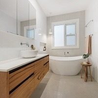 Bath Australia From arched mirrors to curve openings