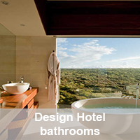 Design Hotel bathrooms