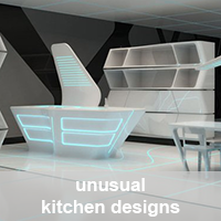 crazy or unusual kitchen designs