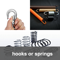 hooks or springs