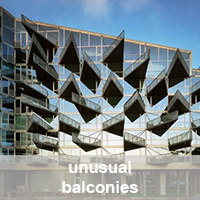 unusual balconies